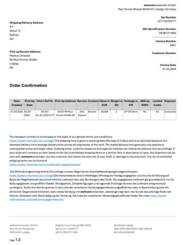 Packliste