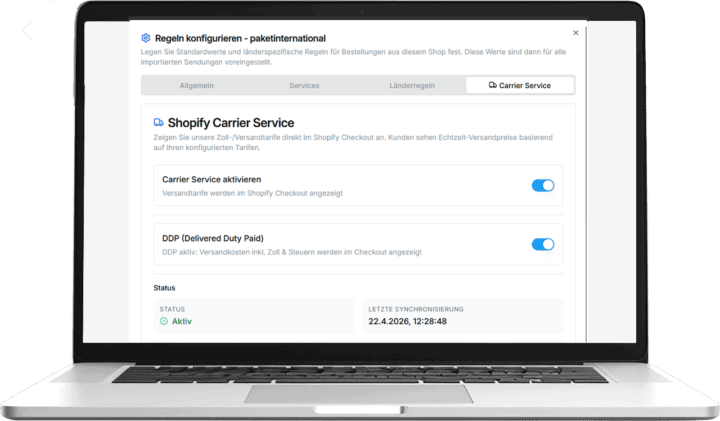 Regeln Shopify