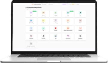 E-Commerce Plattform für weltweiten Versand und internationale Logistik.