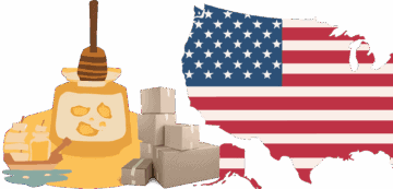 honig in die usa versenden